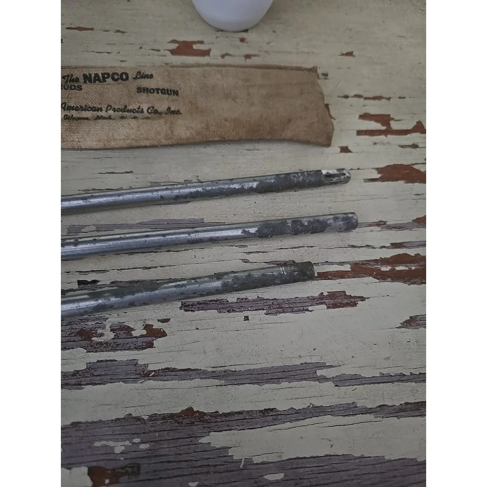 Vintage NAPCO Shotgun Cleaning Rod Set Gun Kit North American Products Co Wayne